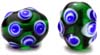 Oval Dotted Beads - click here for large view